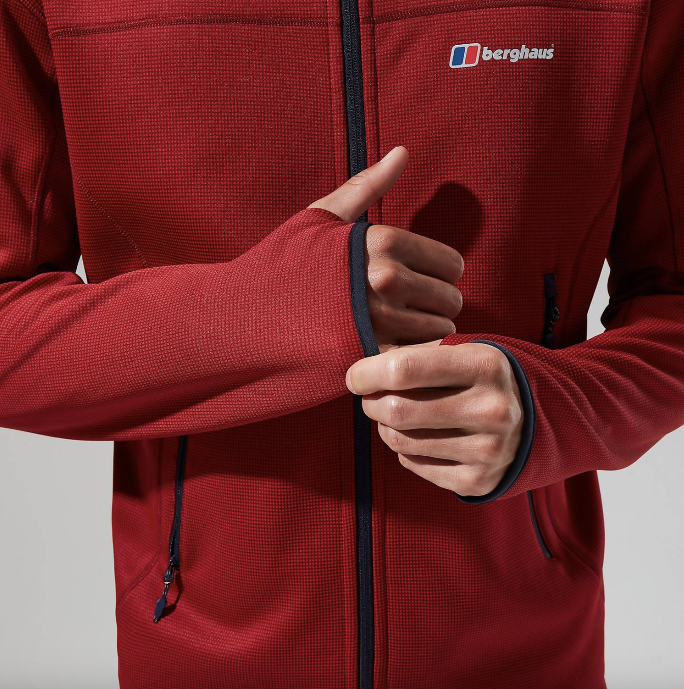 Berghaus Pravitale Mountain 2.0 Hooded Full Zip Fleece Urban Red Dahl Landers Outdoor World Ireland s Adventure Outdoor Store