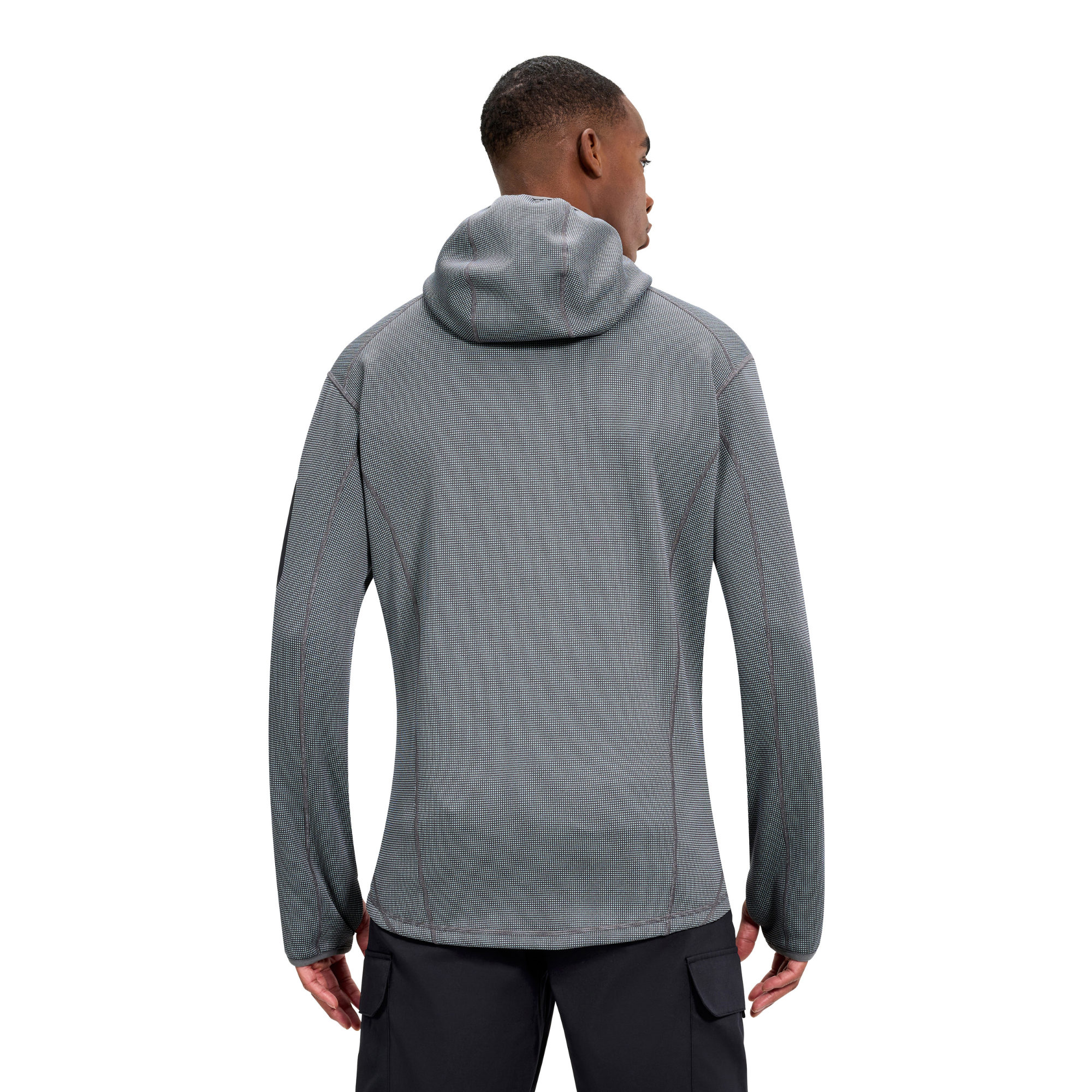 Berghaus Men's Pravitale Mountain 2.0 Hooded Full Zip Fleece (Granite/Cavern)