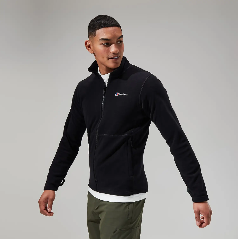 Berghaus men's prism 2.0 top full zip fleece jacket
