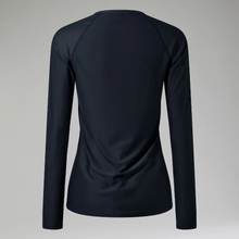 Load image into Gallery viewer, Berghaus Women&#39;s 24/7 Crew Neck Long Sleeve Technical Base Layer Top (Black)

