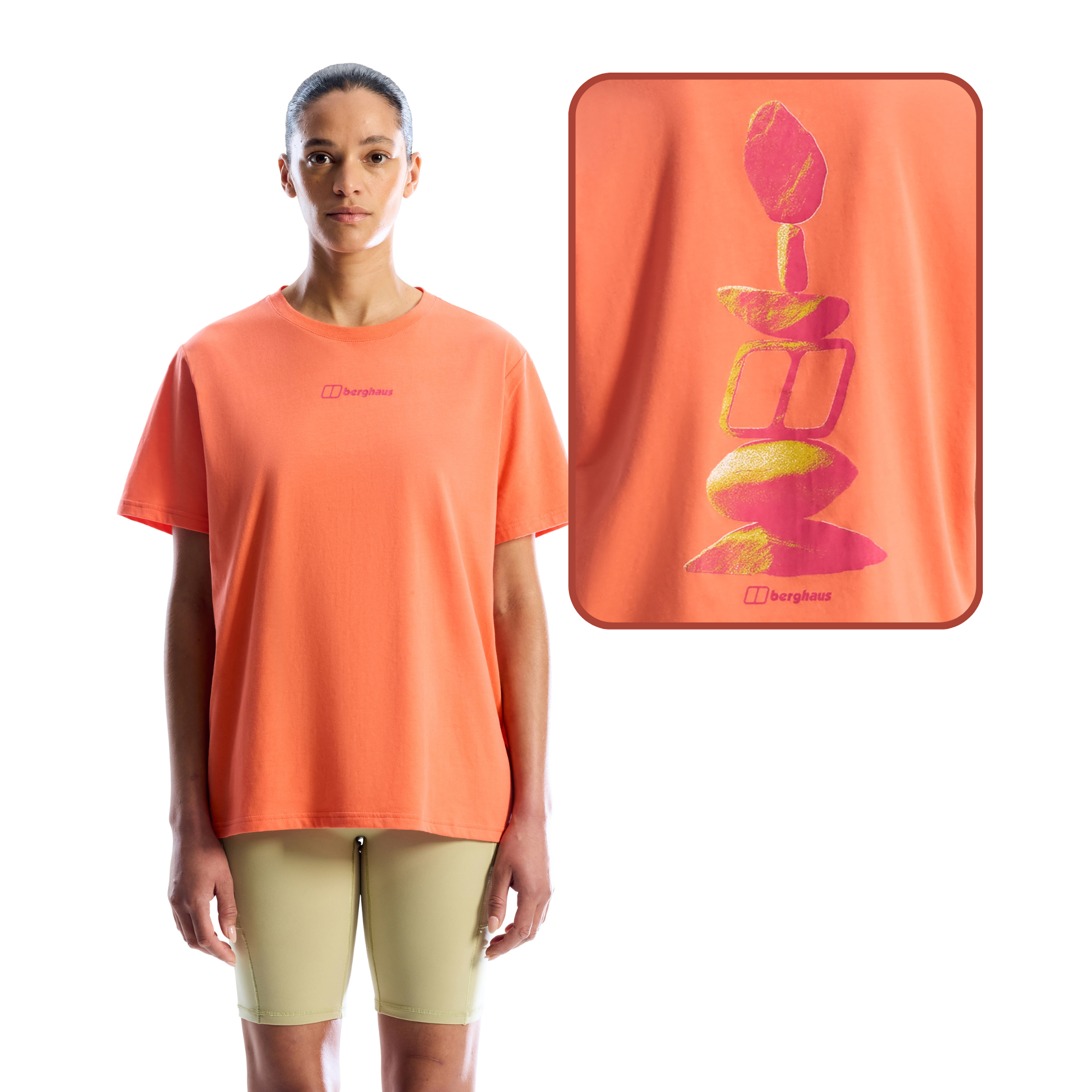 Berghaus Women's Cairn Essential Short Sleeve Tee (Sunburst)