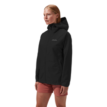 Load image into Gallery viewer, Berghaus Women's Deluge Pro 3.0 Waterproof Jacket (Jet Black)
