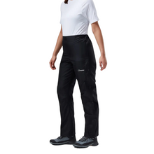 Load image into Gallery viewer, Berghaus Women&#39;s Deluge 2L Waterproof Over-Trousers (Black)
