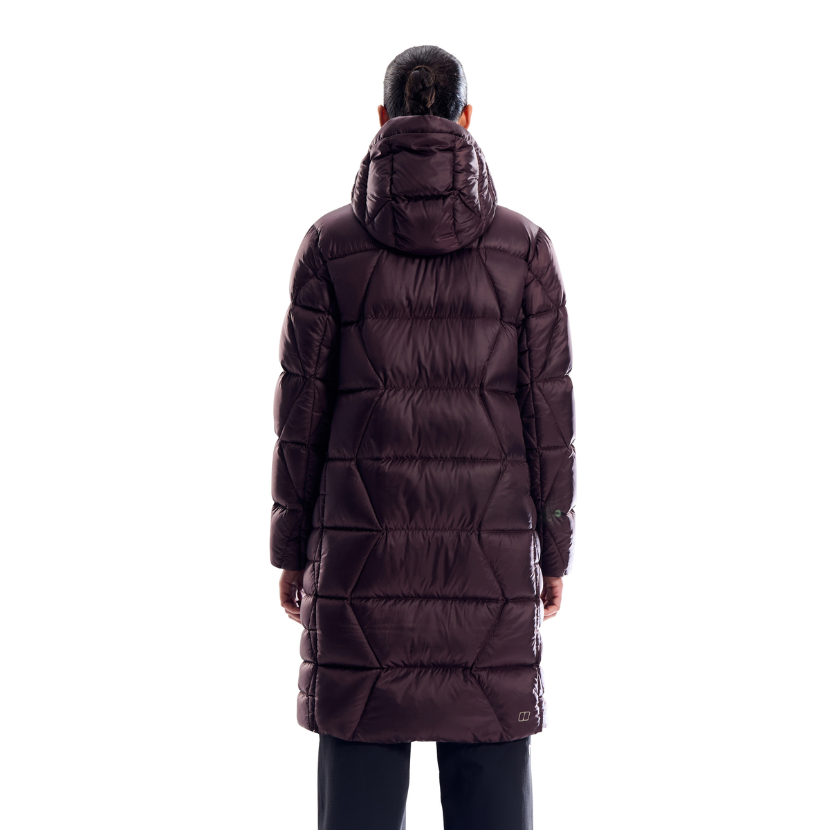 Berghaus Women's Explorer Long Hooded Down Insulated Jacket Chakra Deep Purple 002 A002093