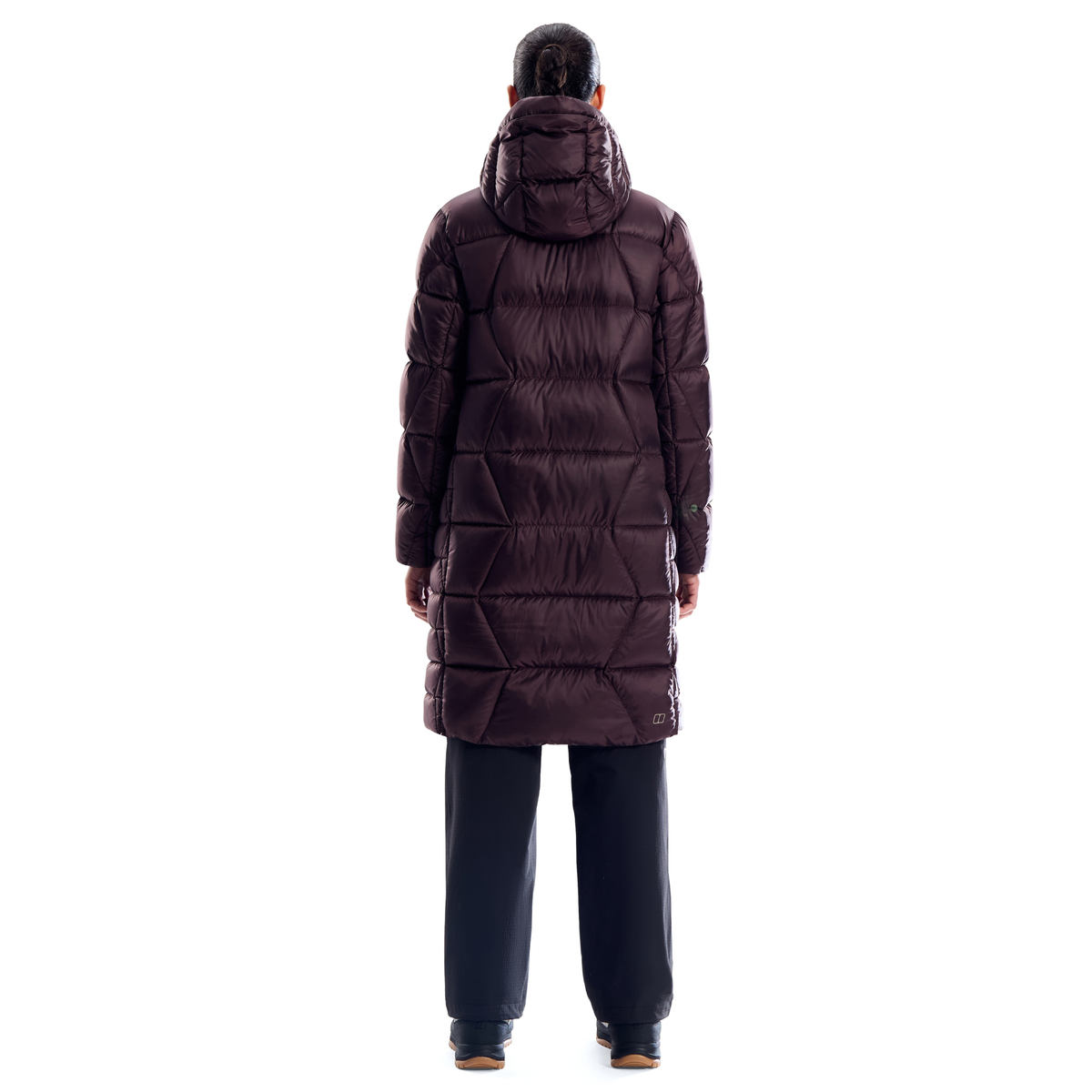 Berghaus Women's Explorer Long Hooded Down Insulated Jacket Chakra Deep Purple 002 A002093