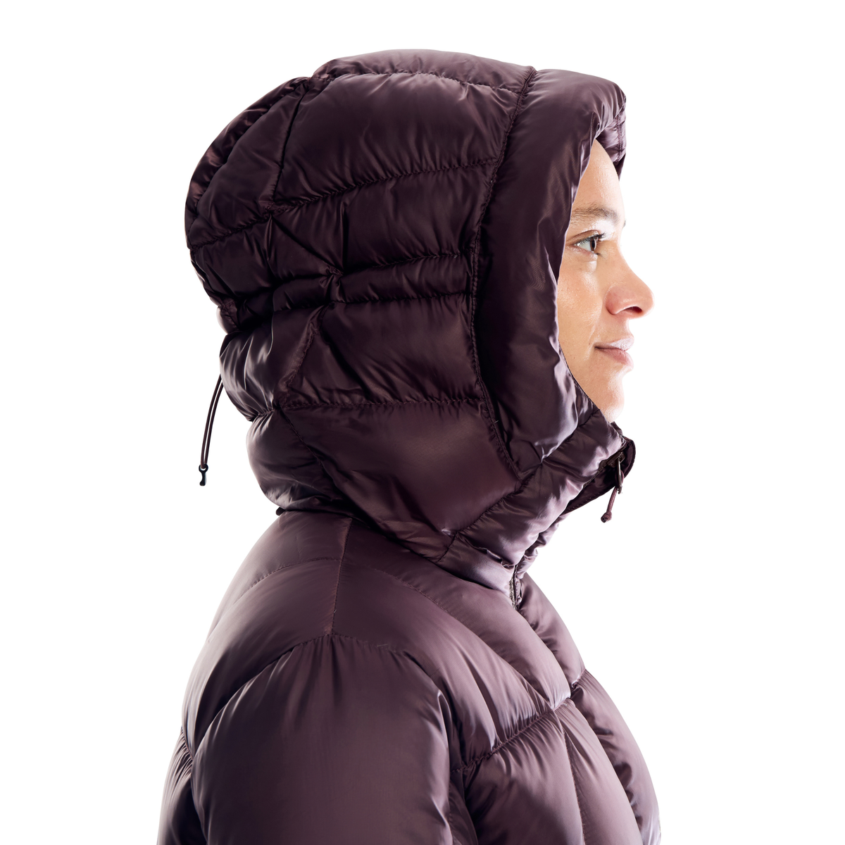 Berghaus Women's Explorer Long Hooded Down Insulated Jacket Chakra Deep Purple 002 A002093