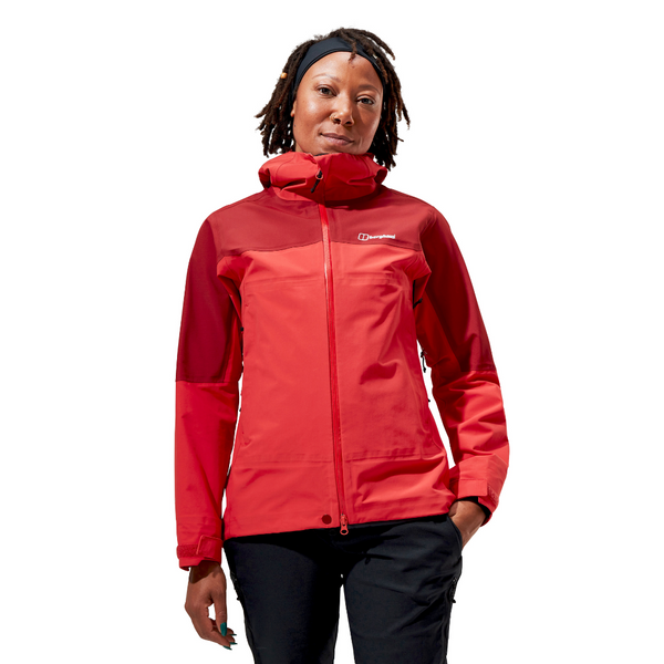 Berghaus Women s Highland Storm 3L Waterproof Jacket Red Dark Red Landers Outdoor World Ireland s Adventure Outdoor Store