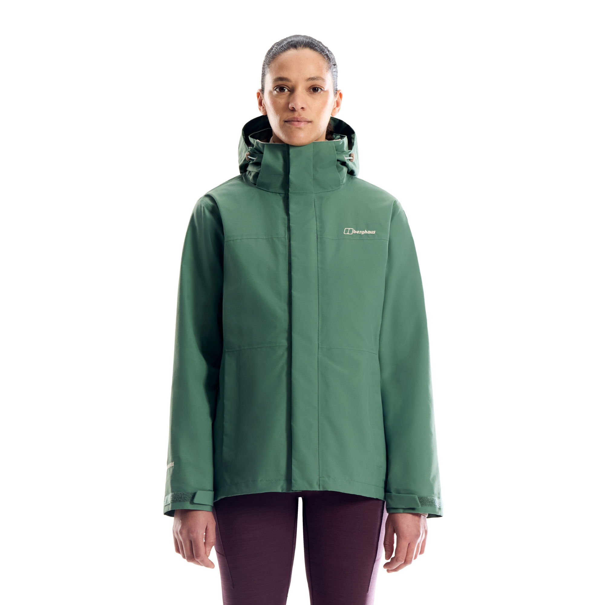 Berghaus Women's Hillwalker 2.0 Interactive 2L Gore-Tex Jacket Otherside Green 003 A002099