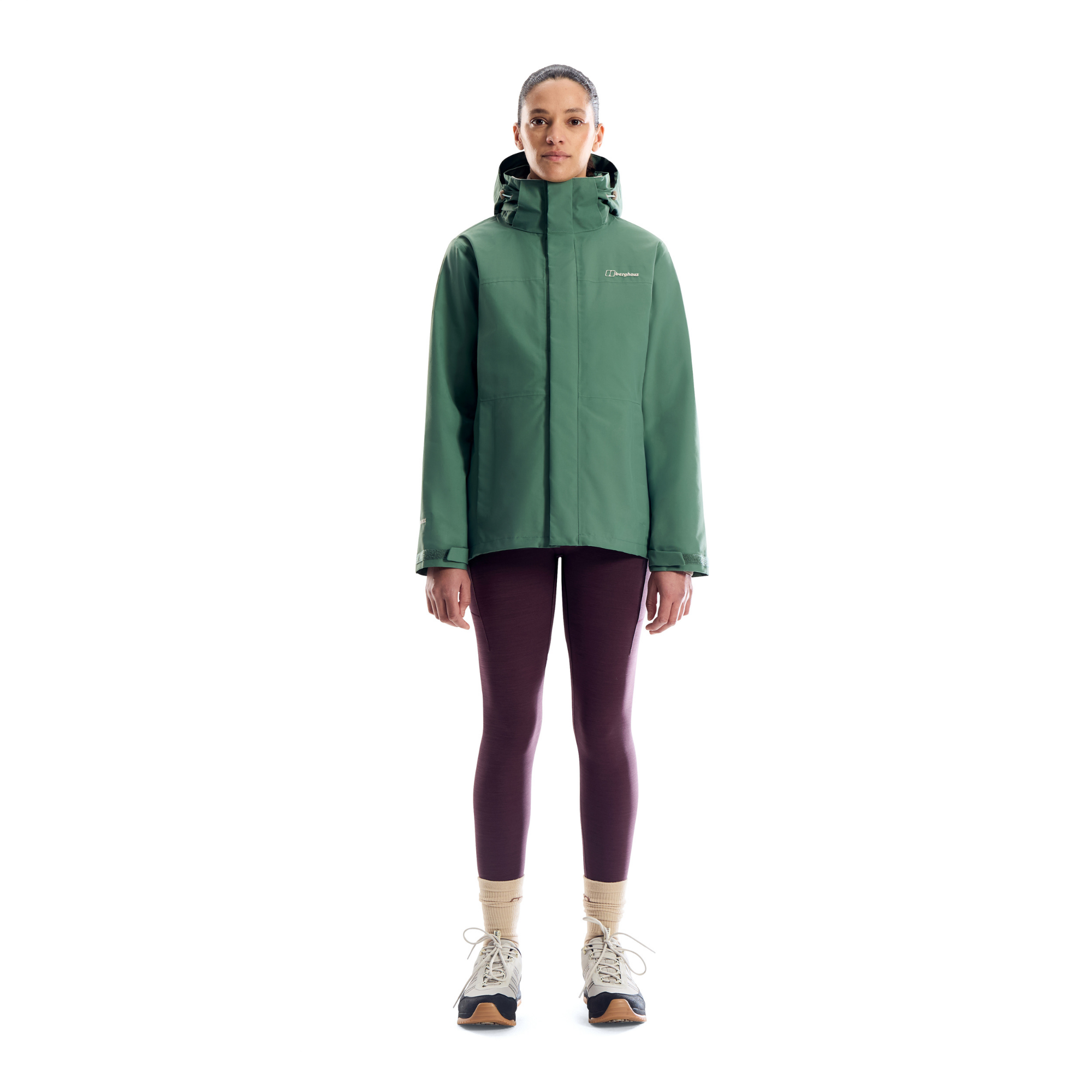 Berghaus Women's Hillwalker 2.0 Interactive 2L Gore-Tex Jacket Otherside Green 003 A002099
