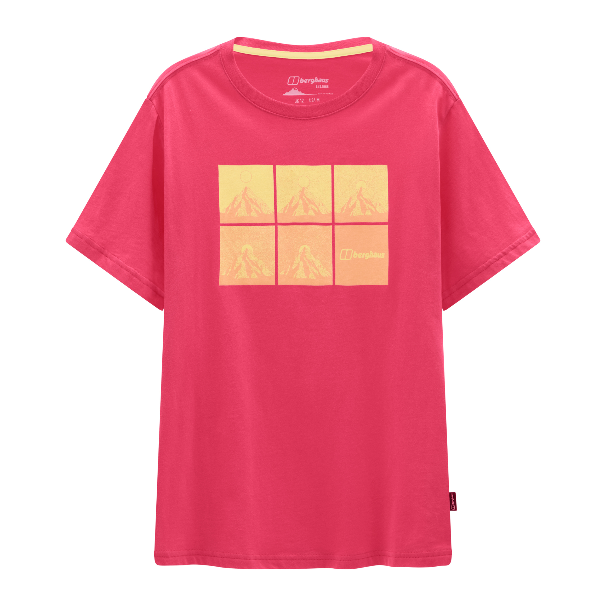Berghaus Women's Mountainscape Essential Short Sleeve Tee (Roseberry)