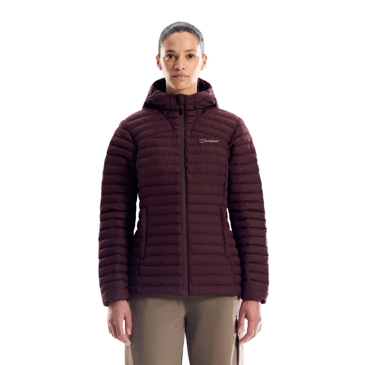 Berghaus Women's Nula Micro Hooded Insulated Jacket Chakra Deep Purple 003 A000780