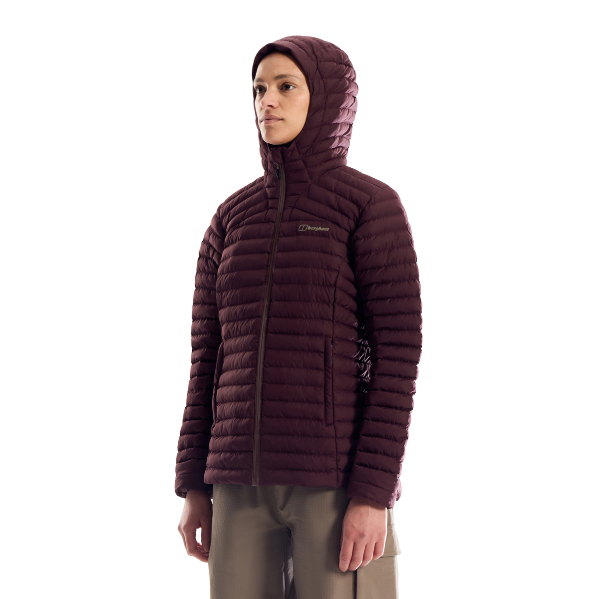 Berghaus Women's Nula Micro Hooded Insulated Jacket Chakra Deep Purple 003 A000780