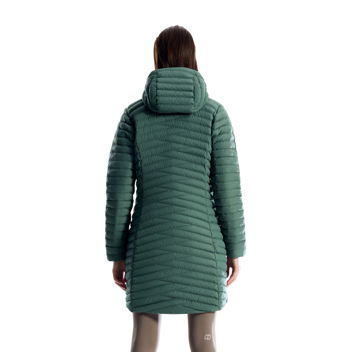 Berghaus Women's Nula Micro Long Insulated Parka Otherside Green 003 A000782