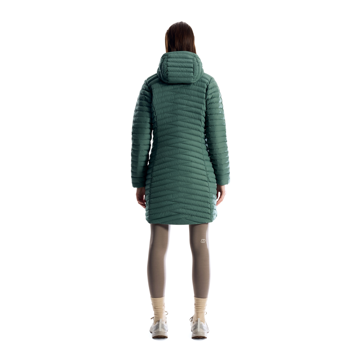 Berghaus Women's Nula Micro Long Insulated Parka Otherside Green 003 A000782