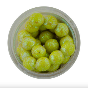 Berkley Powerbait Sparkle Eggs Floating Magnum (Chartreuse with Scales)