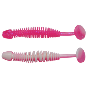 Berkley PowerBait Power Leech (50mm/Floating)(Pink/White)(12 Pack)