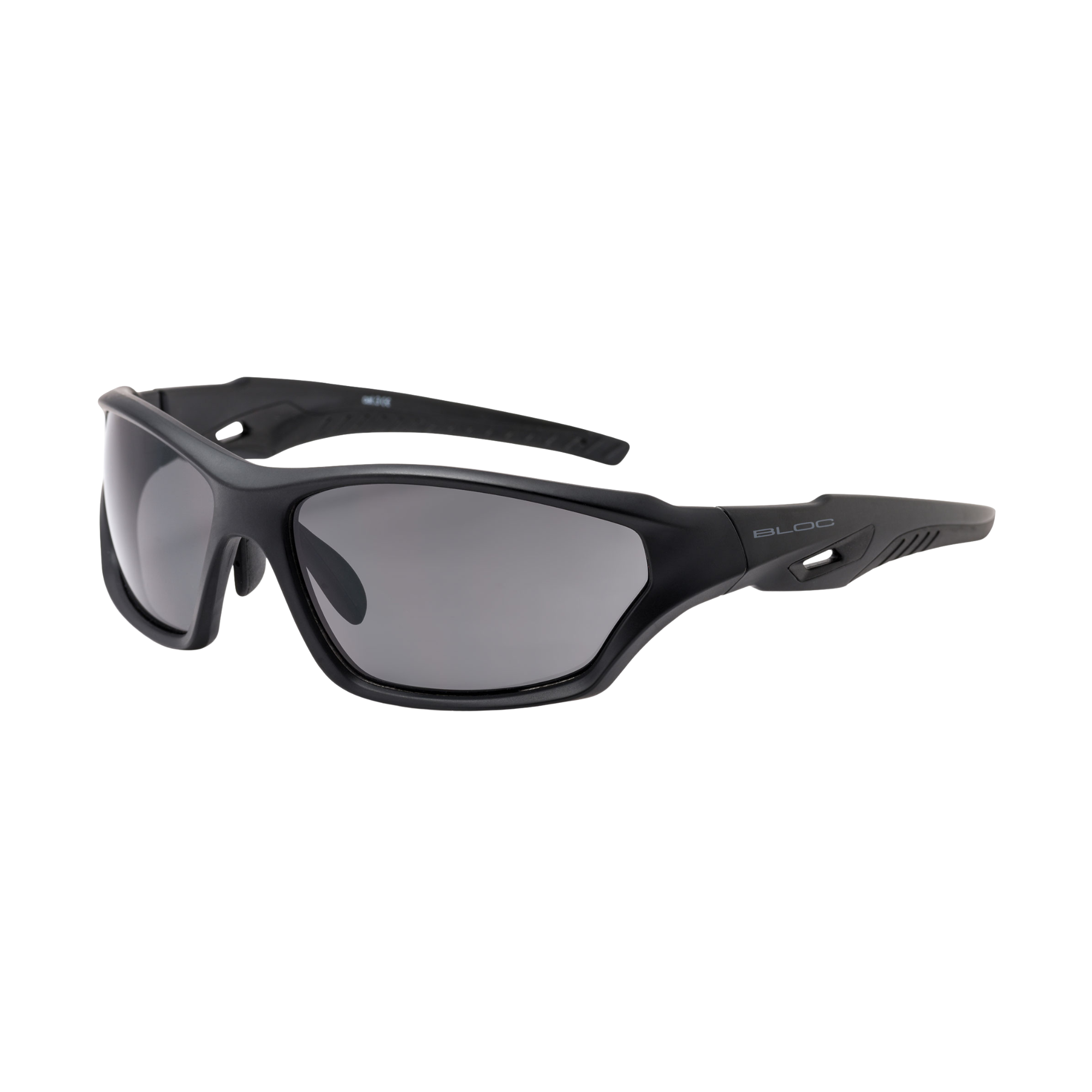 Bloc Eyewear Beck Sunglasses (Polarised Grey Lens/Matt Black Frame)
