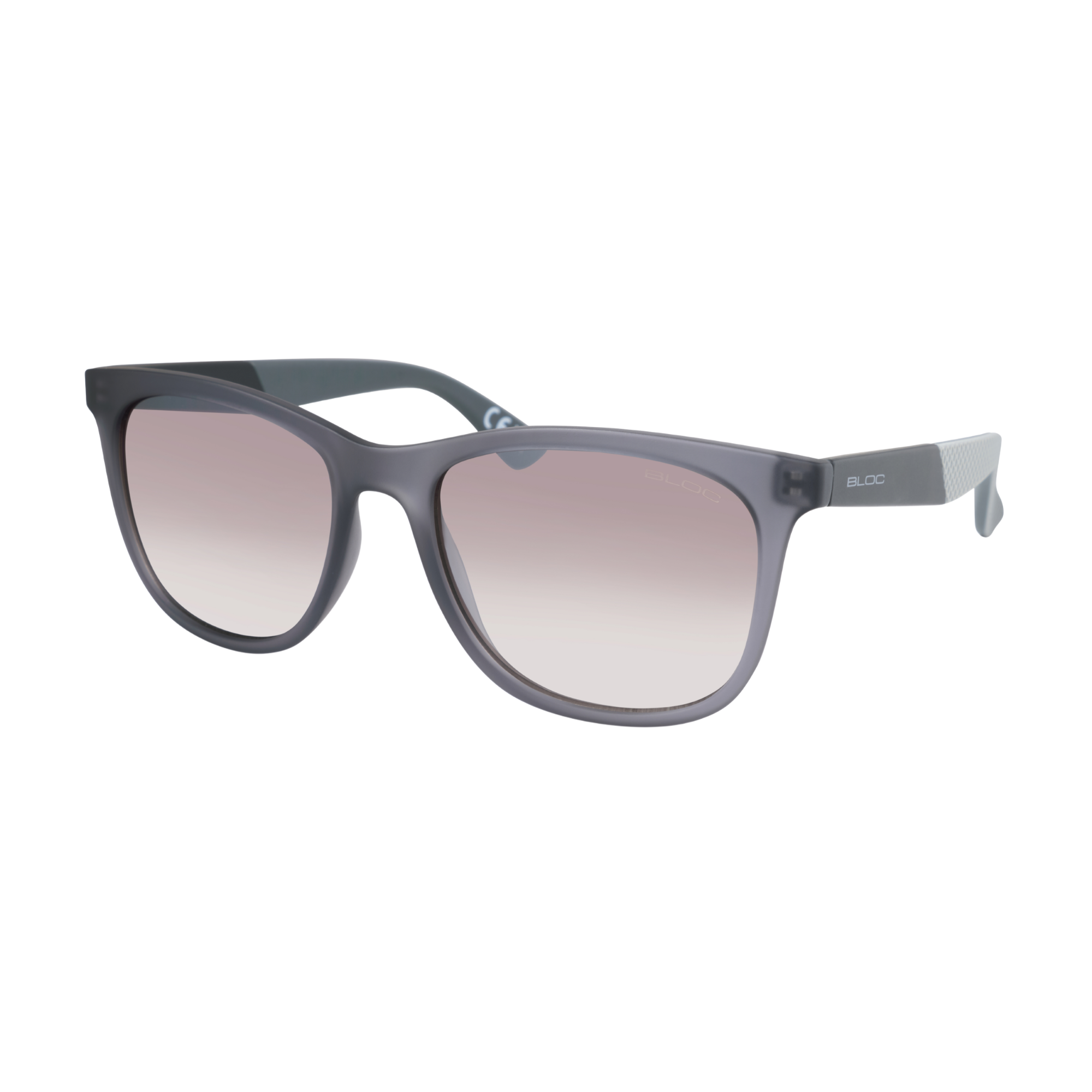 Bloc Eyewear Fiji Sunglasses (Crystal Grey Polarised Lens/Grey Frame)