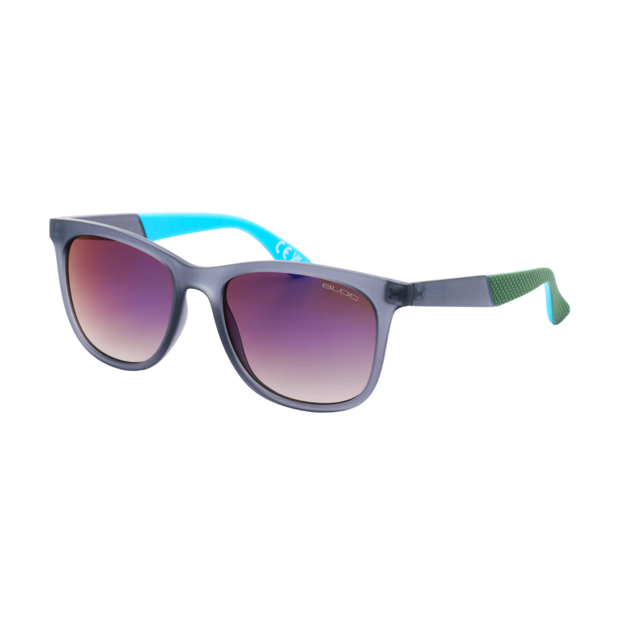 Bloc Eyewear Fiji Sunglasses (Blue Mirror Lens/Matt Grey Blue Frame)