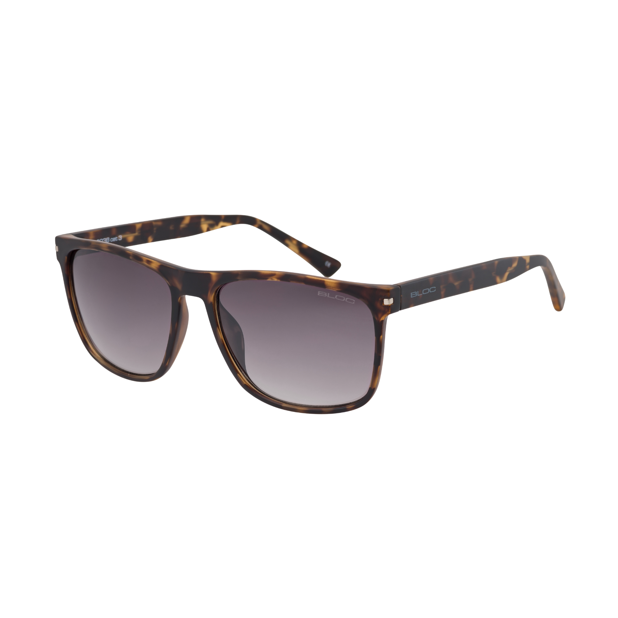 Bloc Eyewear Luca Sunglasses (Polarised Grey Lens/Matt Tort Translucent Frame)