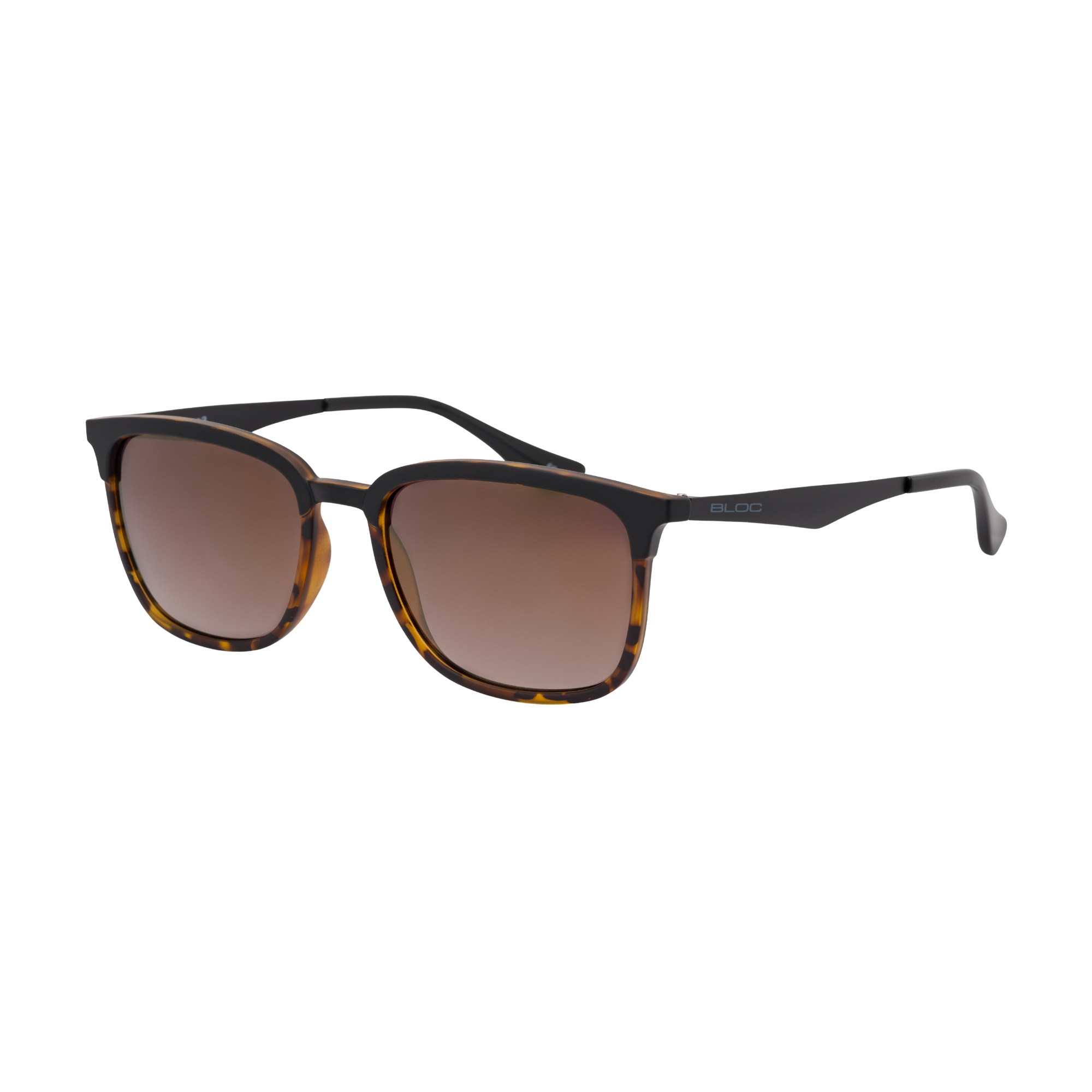 Bloc Eyewear Monaco Sunglasses Gold Mirror Lens Matt Tortoiseshell Frame FF50