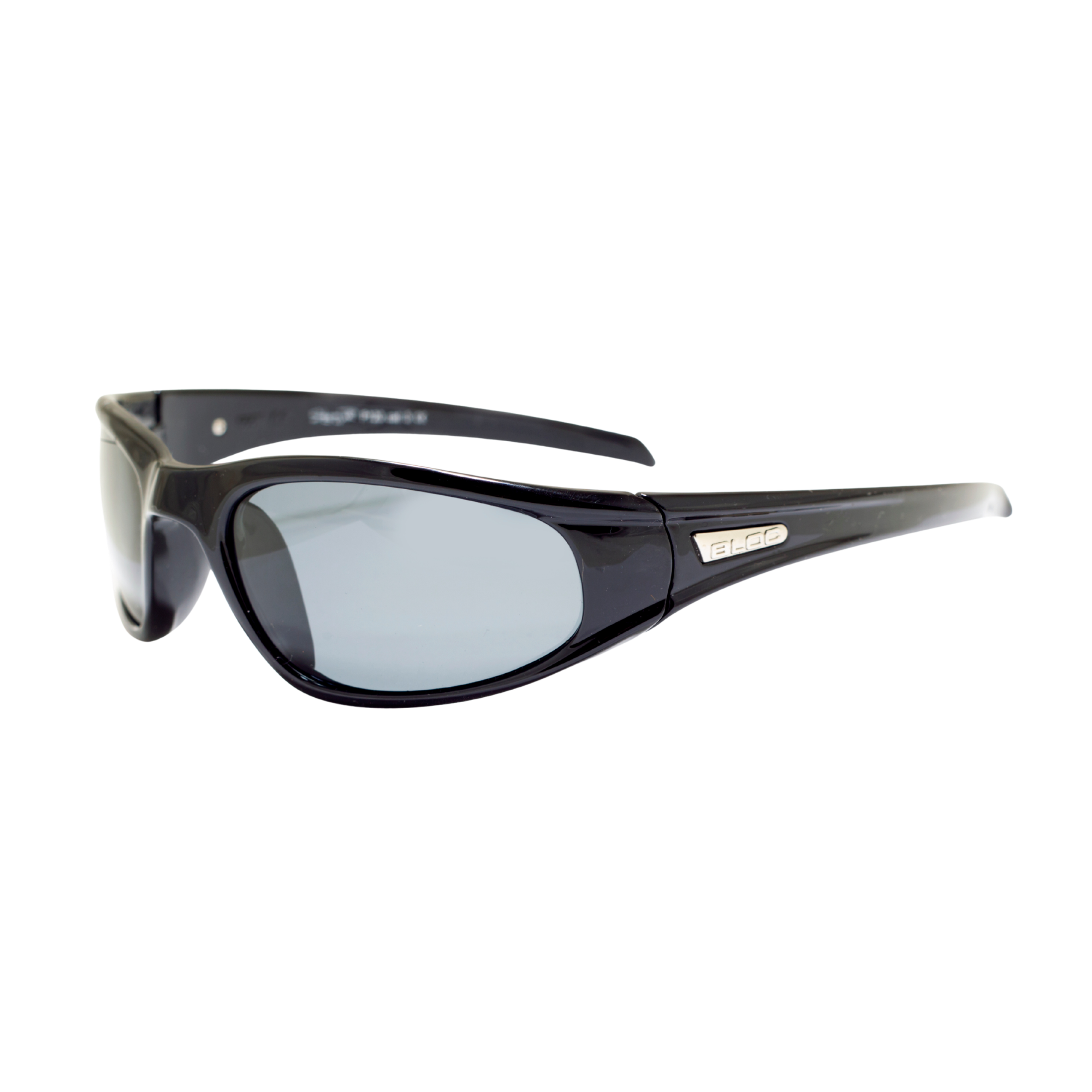 Bloc Eyewear Stingray Sunglasses (Polarised Grey Lens/Shiny Black Frame)