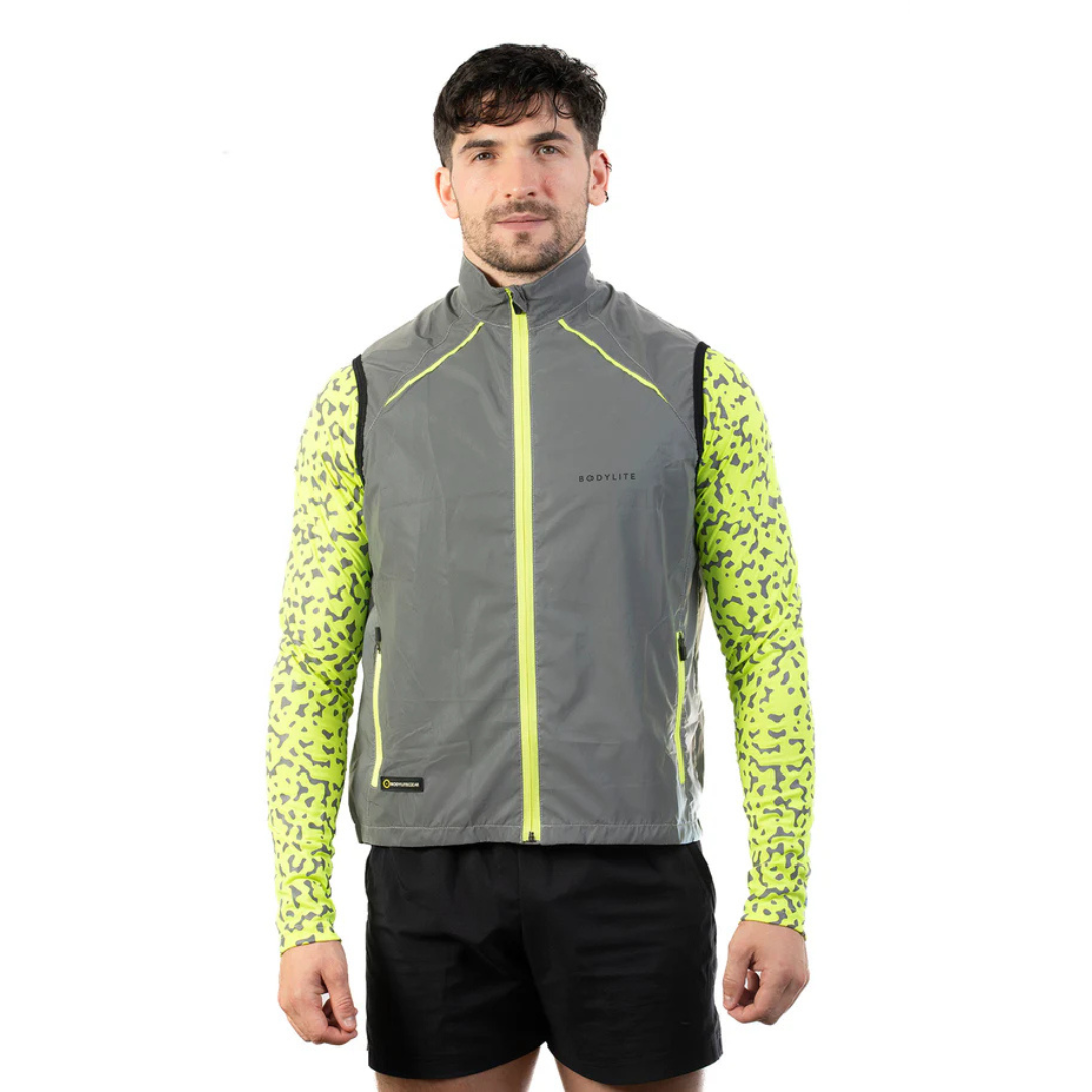 Bodylite Gear Unisex Fully Reflective Gilet (Reflective Silver)