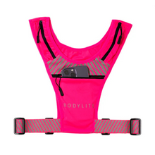 Load image into Gallery viewer, Bodylite Gear Unisex Reflective Phone Holder Vest (Neon Pink)
