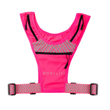 Load image into Gallery viewer, Bodylite Gear Unisex Reflective Phone Holder Vest (Neon Pink)
