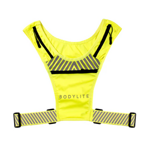 Bodylite Gear Unisex Reflective Phone Holder Vest (Neon Yellow)