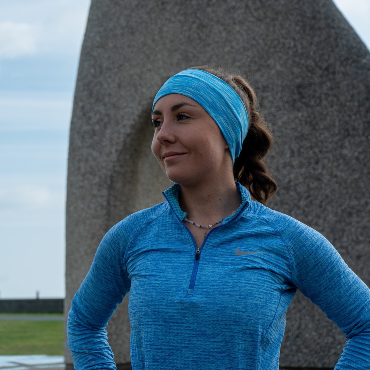 Bodylite Gear Unisex Summer Running Headband (Blue)