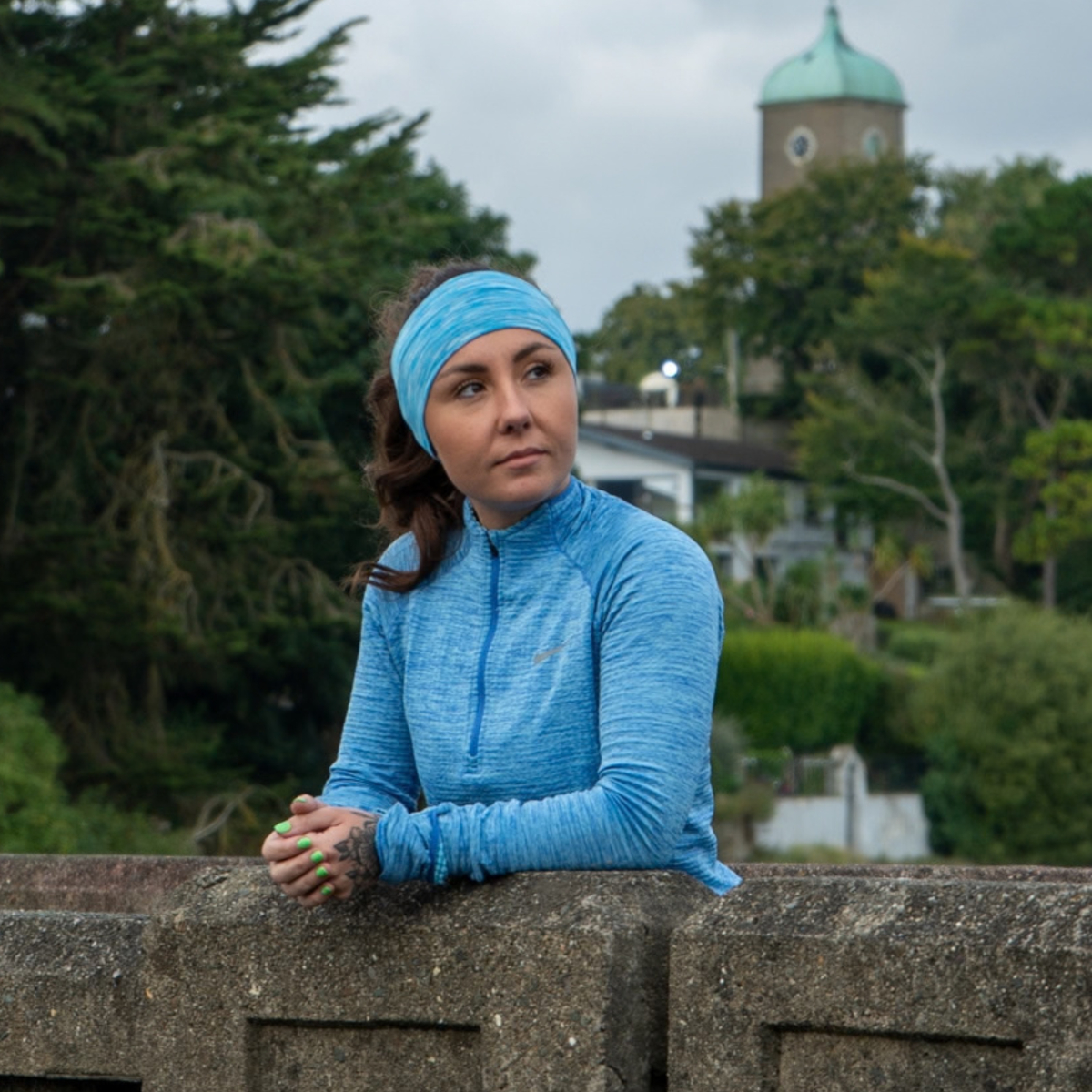 Bodylite Gear Unisex Summer Running Headband (Blue)