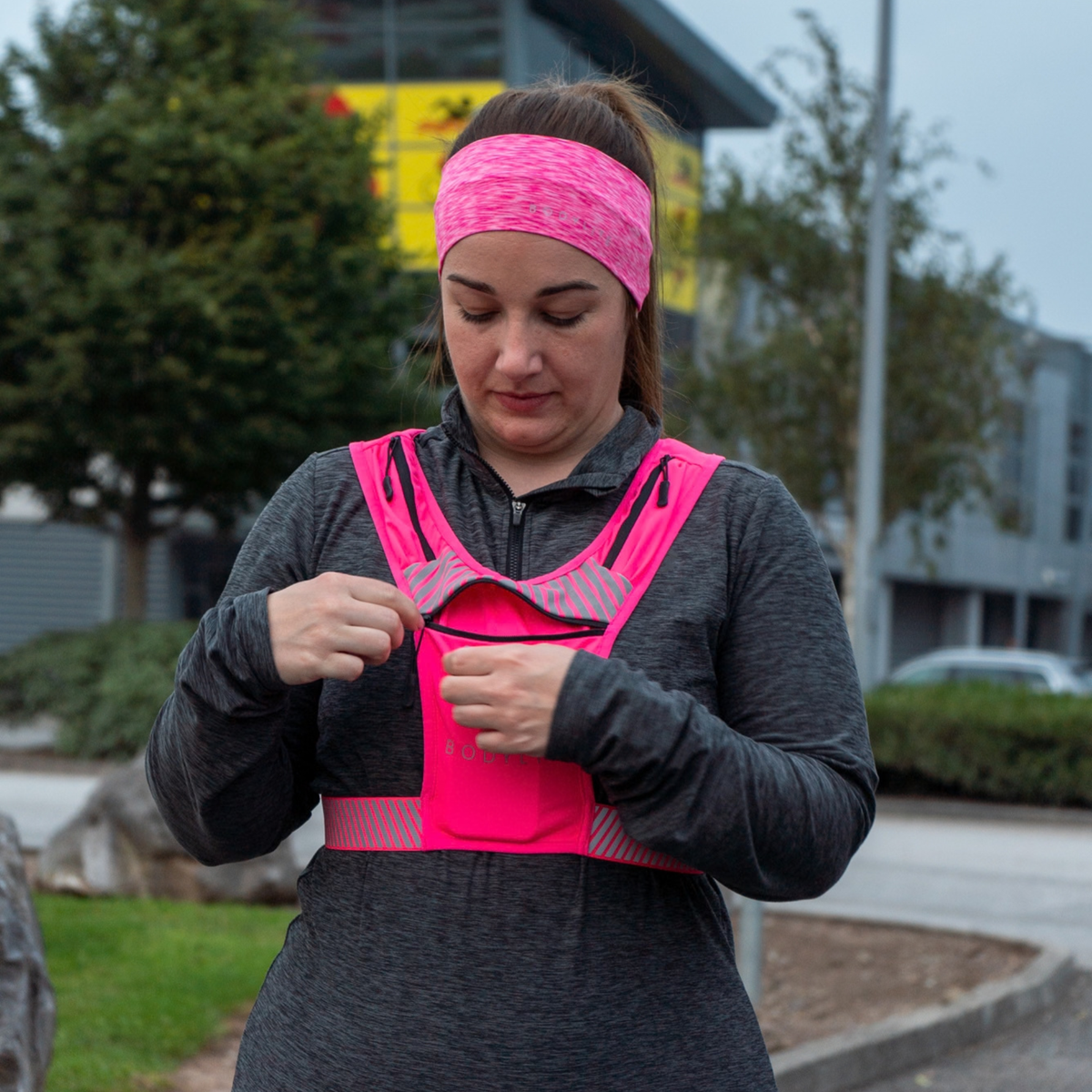 Bodylite Gear Unisex Summer Running Headband (Pink)