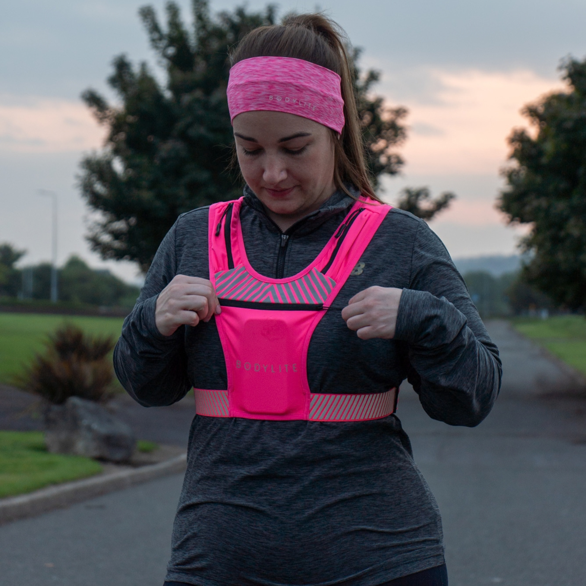Bodylite Gear Unisex Summer Running Headband (Pink)