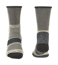 Load image into Gallery viewer, Bridgedale Hike Lightweight Cotton Comfort Boot Length Socks (Charcoal)
