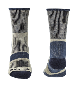 Bridgedale Hike Lightweight Cotton Comfort Boot Length Socks (Indigo)