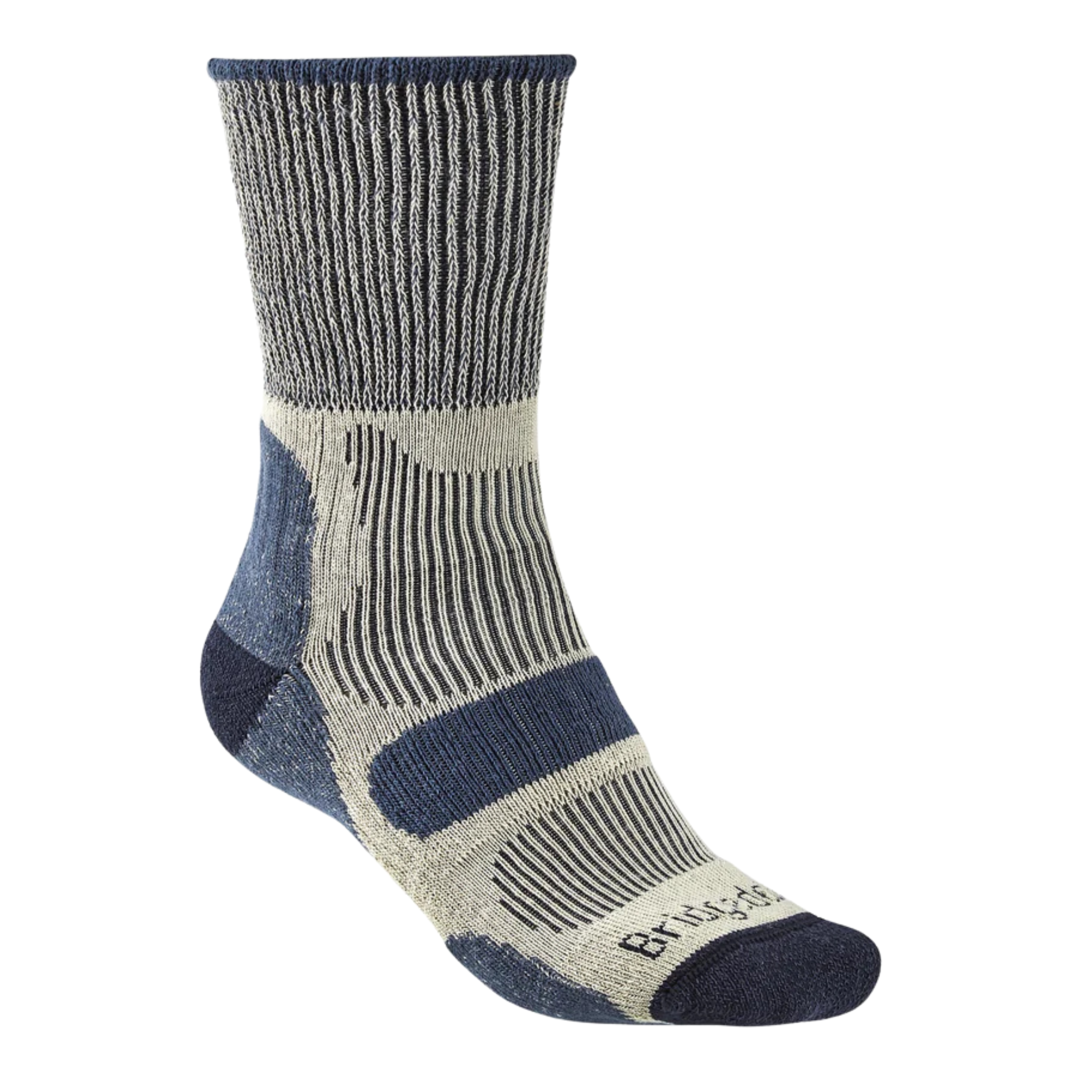 Bridgedale Hike Lightweight Cotton Comfort Boot Length Socks (Indigo)