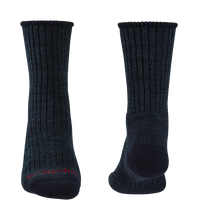Load image into Gallery viewer, Bridgedale Men&#39;s Hike Midweight Merino Comfort Boot Length Socks (Navy)
