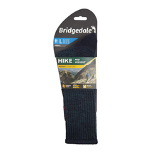 Load image into Gallery viewer, Bridgedale Men's Hike Midweight Merino Comfort Boot Length Socks (Navy)
