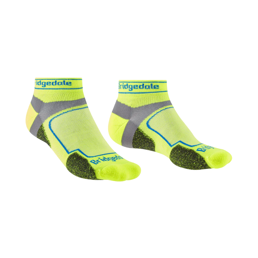 Bridgedale Men's Ultralight T2 Coolmax Trail Running Low Socks (Yellow)