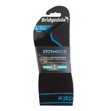 Load image into Gallery viewer, Bridgedale Unisex Waterproof Midweight Merino Blend Boot Length Storm Socks (Black)
