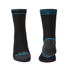 Load image into Gallery viewer, Bridgedale Unisex Waterproof Midweight Merino Blend Boot Length Storm Socks (Black)
