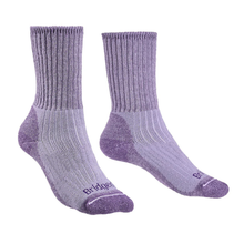Load image into Gallery viewer, Bridgedale Women's Hike Midweight Merino Comfort Boot Length Socks (Violet)
