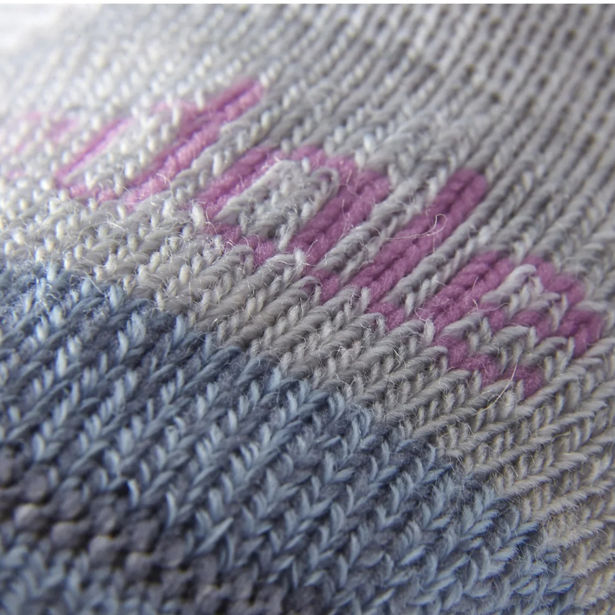 Bridgedale Women's Lightweight Merino Performance 3/4 Crew Length Hike Socks (Grey/Smoky Blue)