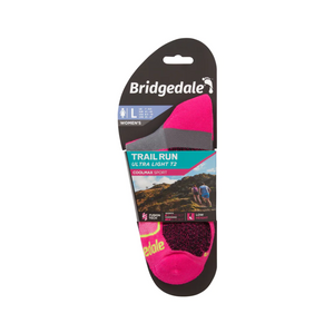 Bridgedale Women's Ultralight T2 Coolmax Trail Running Low Socks (Pink)