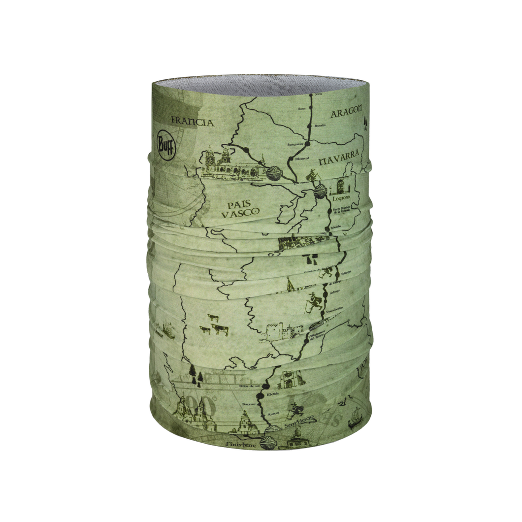 Camino de Santiago Coolnet UV Buff (Frances Green)