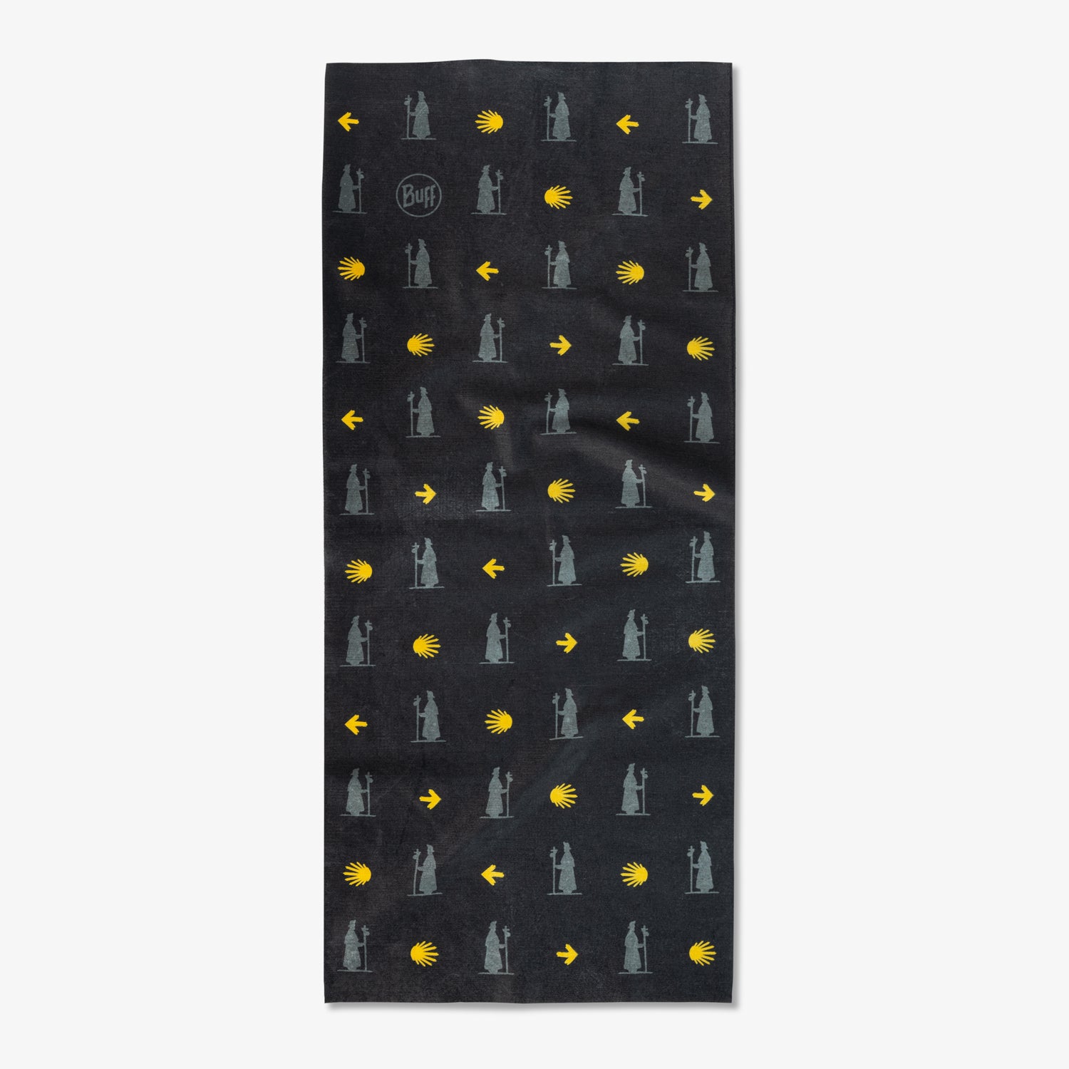 Camino de Santiago Coolnet UV Buff (Iconos Black)