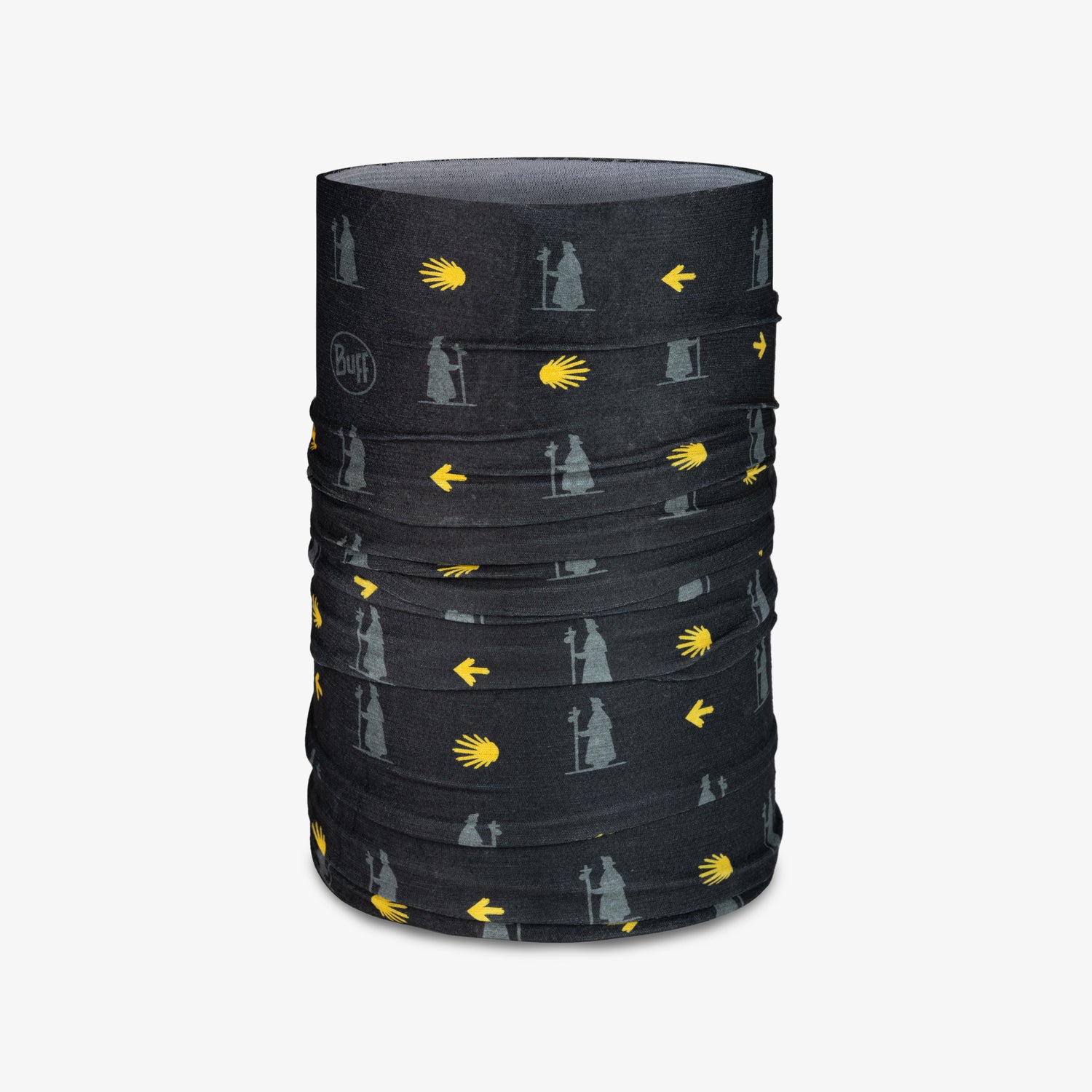 Camino de Santiago Coolnet UV Buff (Iconos Black)