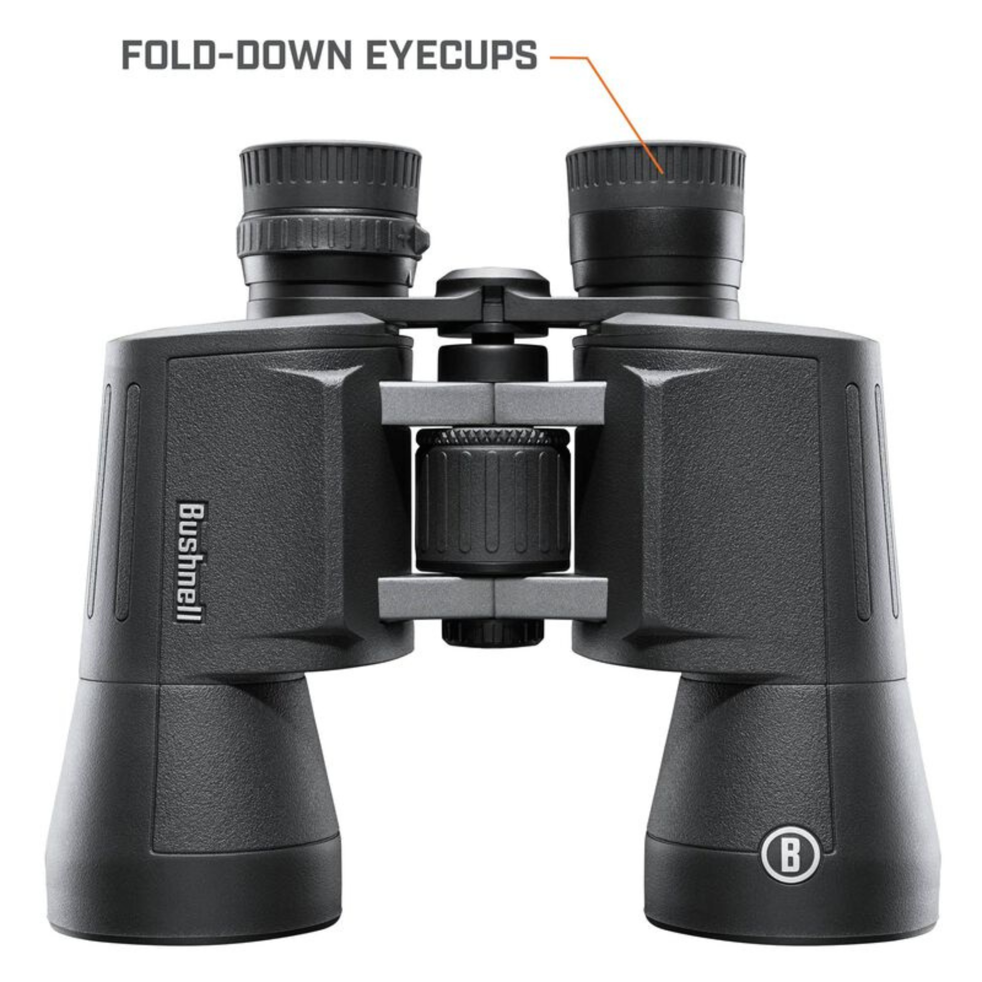 Bushnell 10x50 Powerview 2 Binoculars BHPWV1050 with fold down eyecups labelled