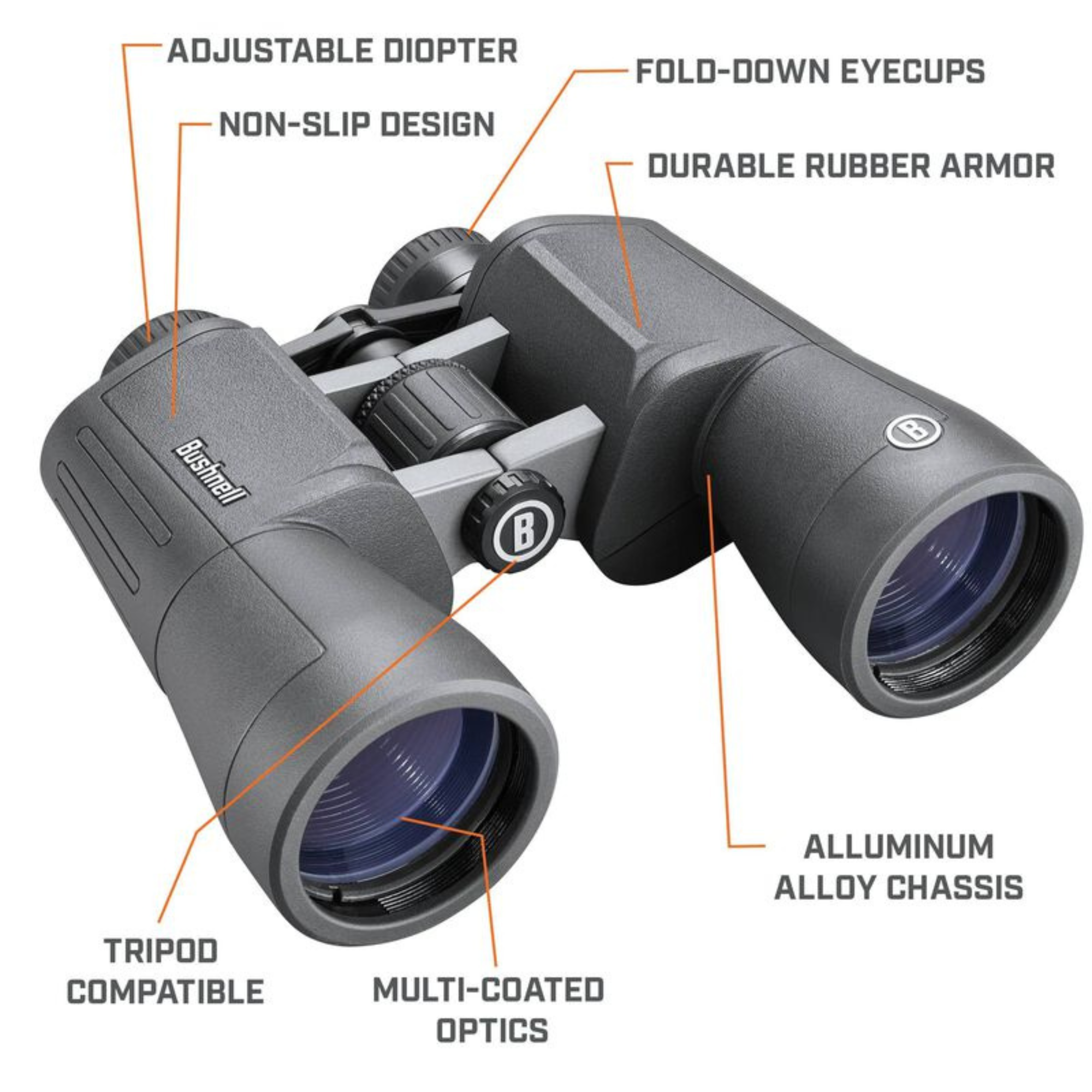 Bushnell Powerview 2 Binoculars (20x50)